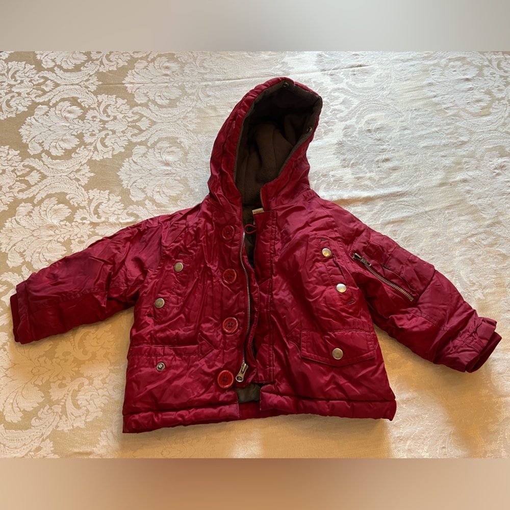 Talbots Winter Coat Red Baby